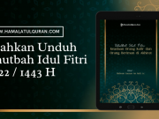 Khutbah Idul Fitri : Keadaan Orang Kafir dan Orang Beriman di Akhirat